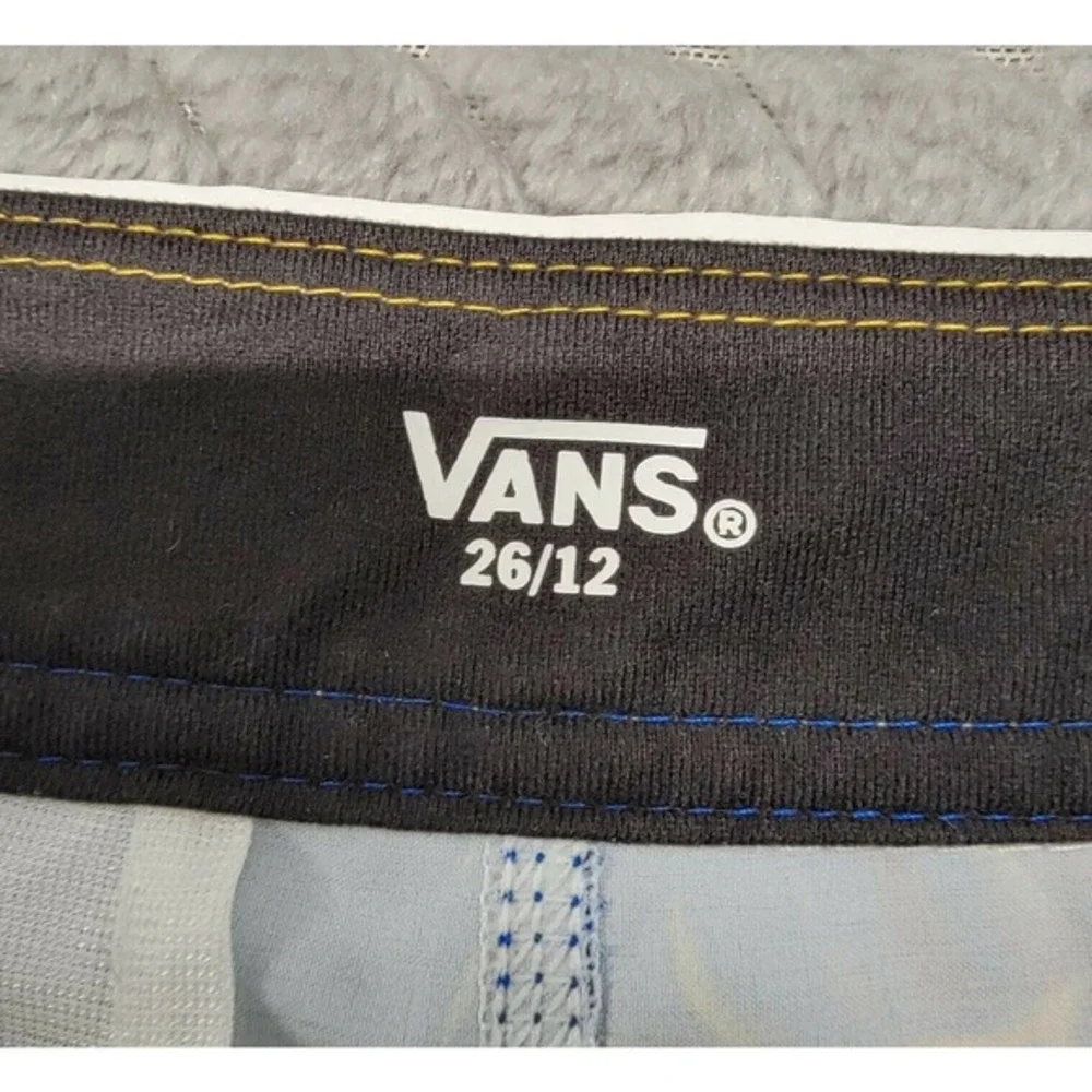 Vans Youth Boys Swim Surf Stretch Board Shorts - Blue Aloha‎ Print Size 26 / 12